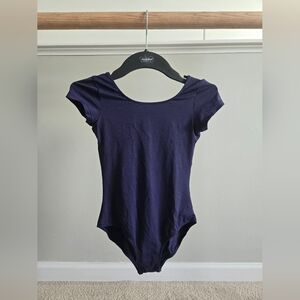 Girls Navy Blue Ballet Leotard